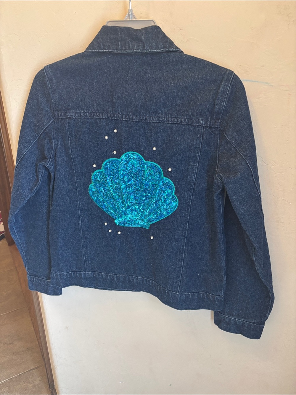 NWT Disney The Little Mermaid Jean Jacket! Youth 11/12